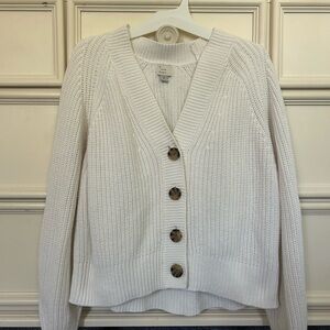 a new day Cream Cardigan with Button Accents